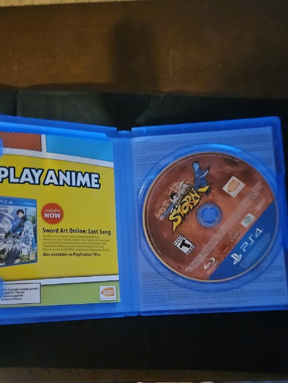 Sony PS4 Naruto Shippuden Ultimate Ninja Storm 4 - Blue Case